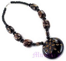 resin necklace - click here for large view
